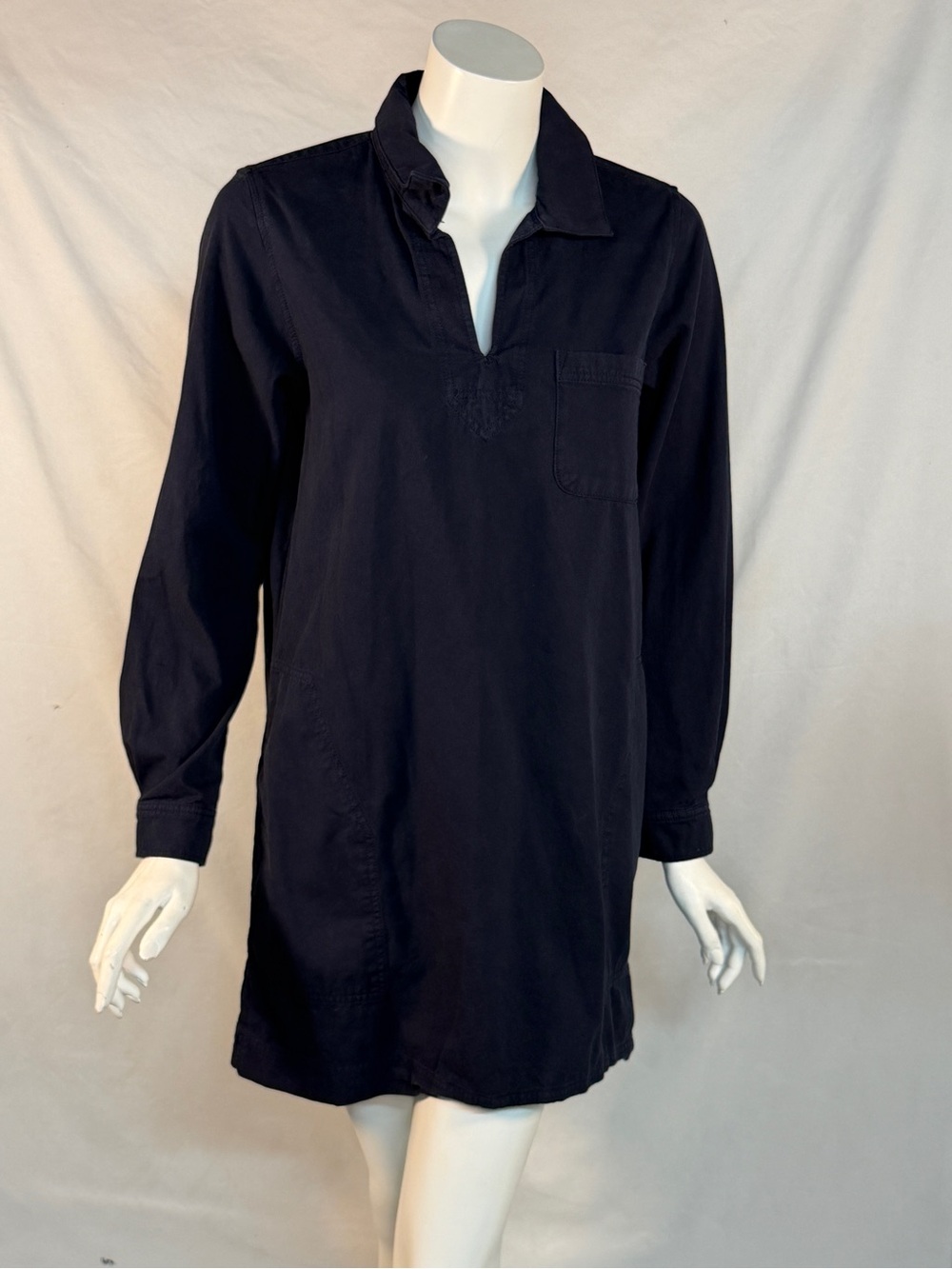 Lilla P Navy V-Neck Utility Tunic - Picture 6 of 11